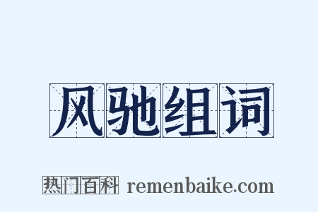 风驰组词是什么意思的图片